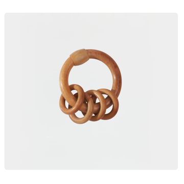 Neem Wood Teether | Anti microbial | Chemical & Plastic Free|  0-12M