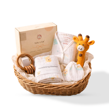 Tutu & Kai Premium Organic Newborn Starter Gift Set (0–3 Months)